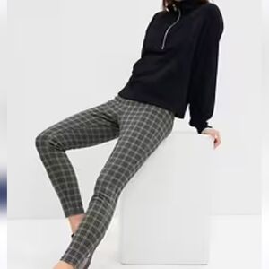 GAP plaid ponte leggings- small